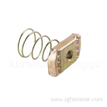 yellow zinc spring nuts Galvanized nuts